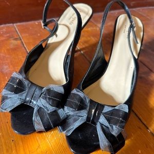 Price drop 🚨 Kate Spade Black Slingback Pumps, Size 11.5